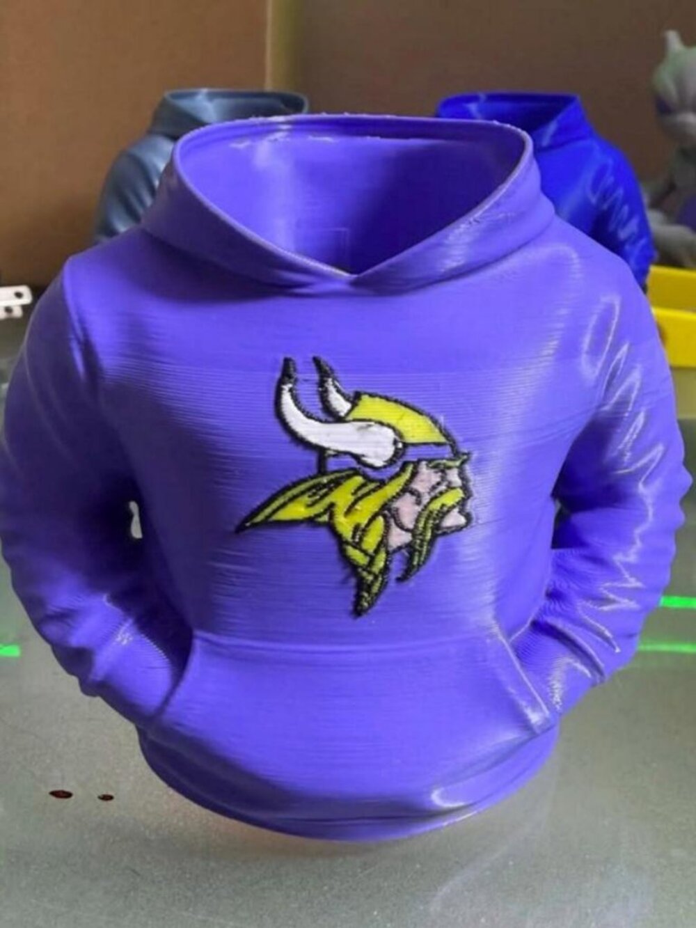 Minnesota Vikings Hoodie Pen Holder - 3D Printed Desk Organizer